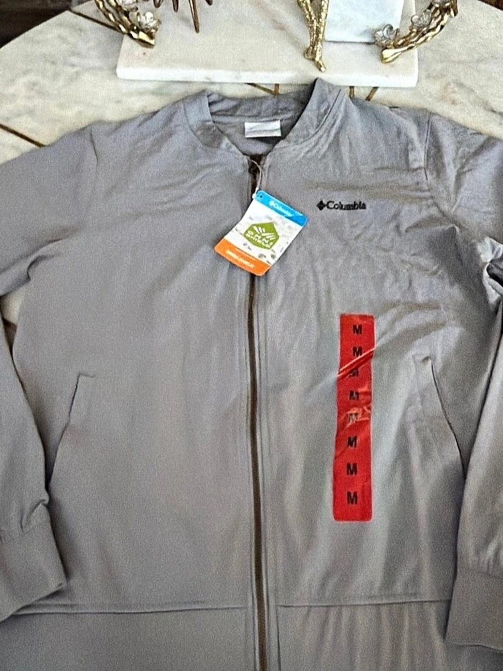Columbia Men's Omni-Shield Jacket Gray Size Medium NWT